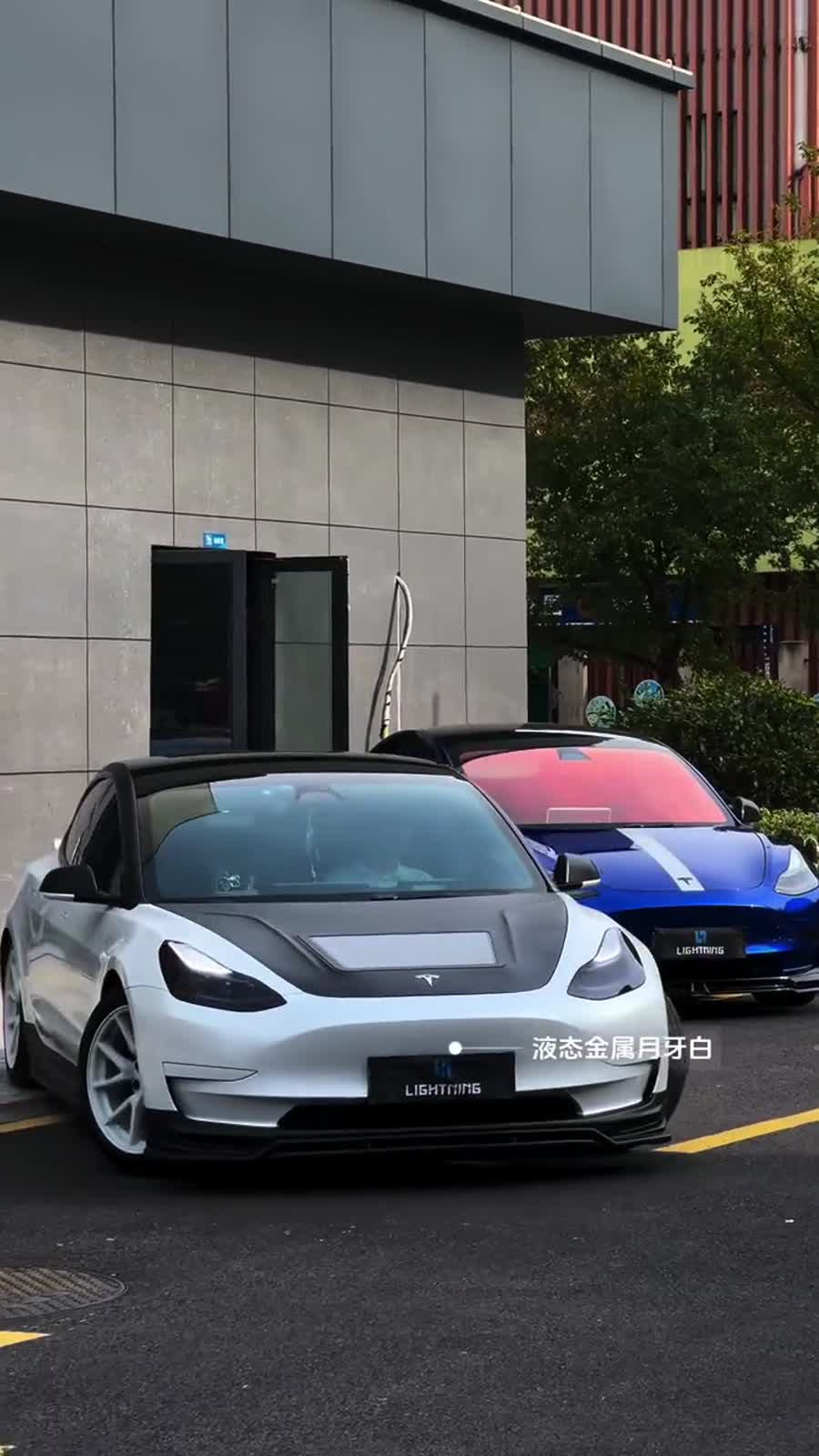 Tesla Model 3 colour wrap build at the TRAPO × Lightning Cheras Hub